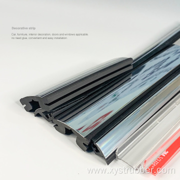 Car door window Decorative EPDM rubber sealing strip